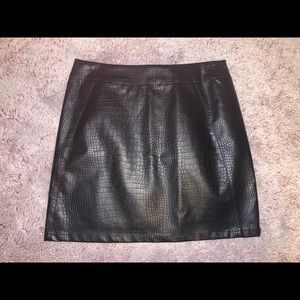 Leather Skirt